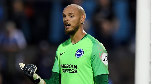 David Button moved from Brighton to West Bromwich Albion in the summer of 2020 transfer window