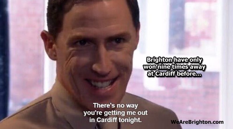 Brighton travel to Cardiff City for the first ever time in the top flight