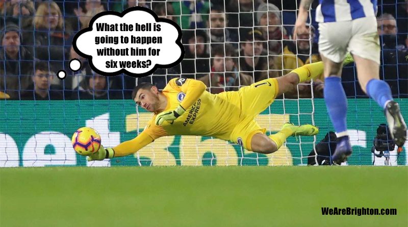 Maty Ryan made two brilliant saves as Brighton drew 1-1 with Arsenal