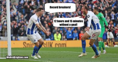 After 12 hours and 15 minutes without a goal, Brighton finally score to draw 1-1 with Newcastle United