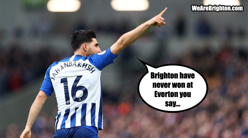 Match preview for Brighton v Everton where Alireza Jahanbakhsh will be looking to end another one of Brighton's poor records