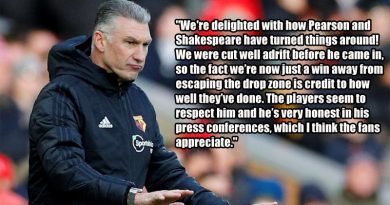 Watford blog The Hornets Nest are delighted with the impact Nigel Pearson has had so far