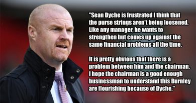 Up The Clarets hope that Burnley realise just how important Sean Dyche is to recent successes at Turf Moor