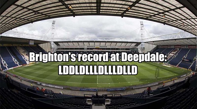 Match preview as Brighton travel to Preston North End having never before won a game at Deepdale