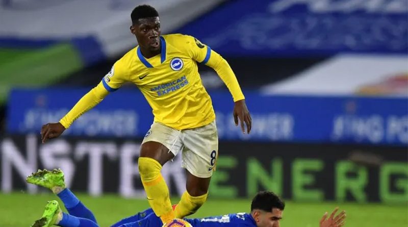 Yves Bissouma was the only Brighton player to score over six in the player ratings for the Albion's 3-0 defeat at Leicester City