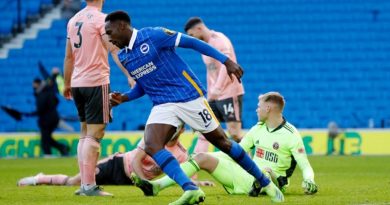 Danny Welbeck topped the player ratings for Brighton 1-1 Sheffield United thanks to his late goal which spared Albion blushes
