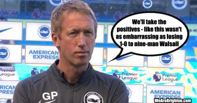 Brighton drew 1-1 with Sheffield United to record one of the most embarrassing results in the club's history