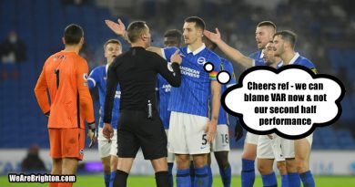 Brighton lost 1-2 at home to Southampton with a woeful second half performance being masked by further VAR controversy