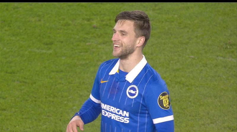 Joel Veltman was the only Brighton player to come out of the 1-2 defeat to Crystal Palace with a score to be proud of from the WAB player ratings