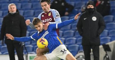 Joel Veltman topped the player ratings for Brighton in the Albion's 0-0 draw against Aston Villa