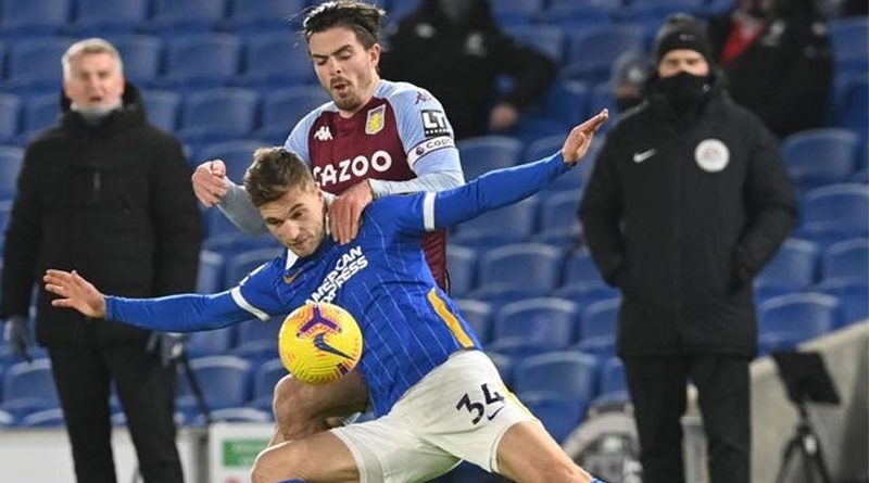 Joel Veltman topped the player ratings for Brighton in the Albion's 0-0 draw against Aston Villa