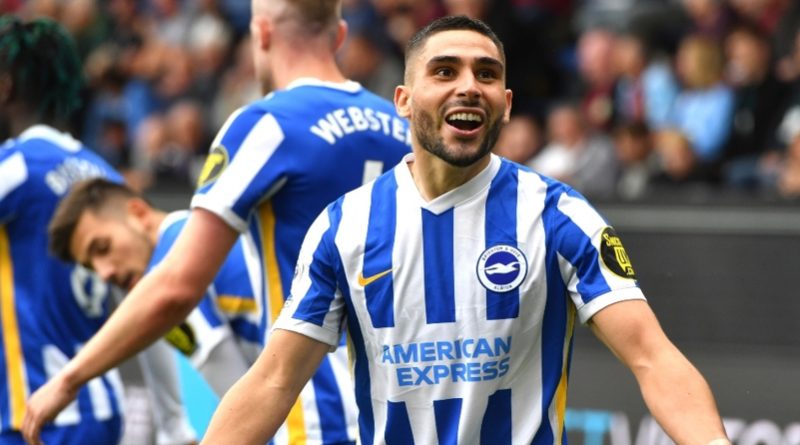Neal Maupay scored for Brighton as they beat Burnley 2-1 at Turf Moor in the first game of the 2021-22 season
