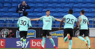 Jakub Moder scored his first Brighton goal and topped the player ratings as the Albion won 0-2 at Cardiff in the League Cup