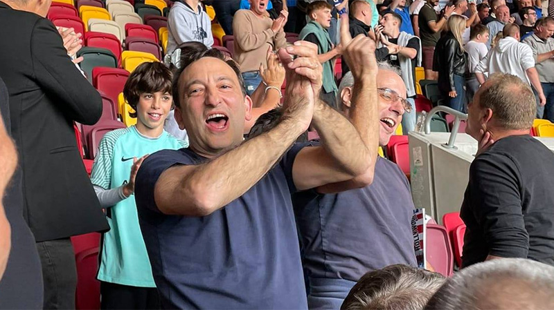 Tony Bloom was in the away stand for Brentford 0-1 Brighton