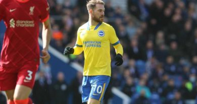 Alexis Mac Allister topped the player ratings as Brighton lost 0-2 at home to Liverpool