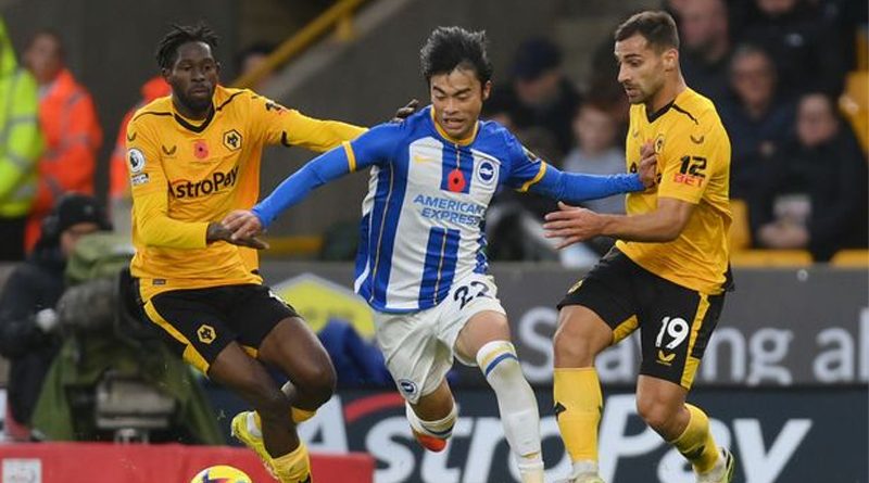 Kaoru Mitoma topped the player ratings with a stunning performance in Wolves 2-3 Brighton