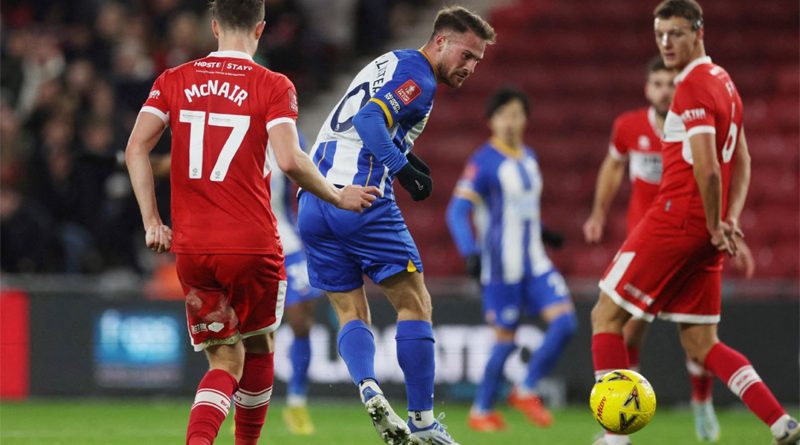 Alexis Mac Allister scored twice to top the player ratings in Middlesbrough 1-5 Brighton