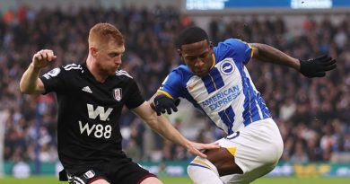 Pervis Estupinan topped the player ratings as Brighton lost 0-1 at home to Fulham