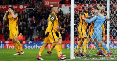 Brighton travel to Stoke in the fifth round of the FA Cup