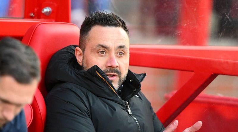 Roberto De Zerbi was again concerned about his lack of squad depth as Brighton lost 3-1 at Nottingham Forest