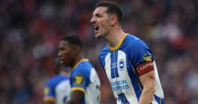 Lewis Dunk topped the player ratings in the FA Cup semi final which finished 0-0 at Wembley between Brighton and Manchester United