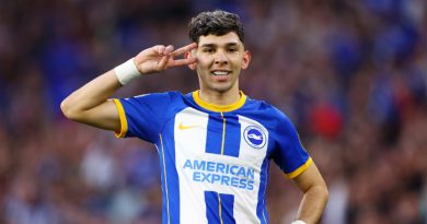 Julio Enciso scored a 30 yard wonder goal to top the player ratings as Brighton drew 1-1 with Man City at the Amex