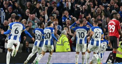 Brighton gained revenge on Manchester United for their FA Cup semi final defeat by winning 1-0 at the Amex