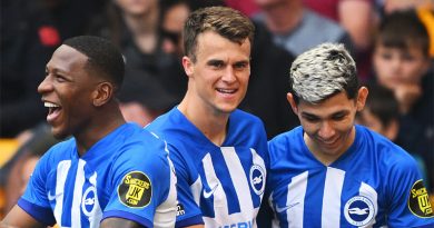 Solly March scored twice for the Albion as it finished Wolves 1-4 Brighton at Molineux