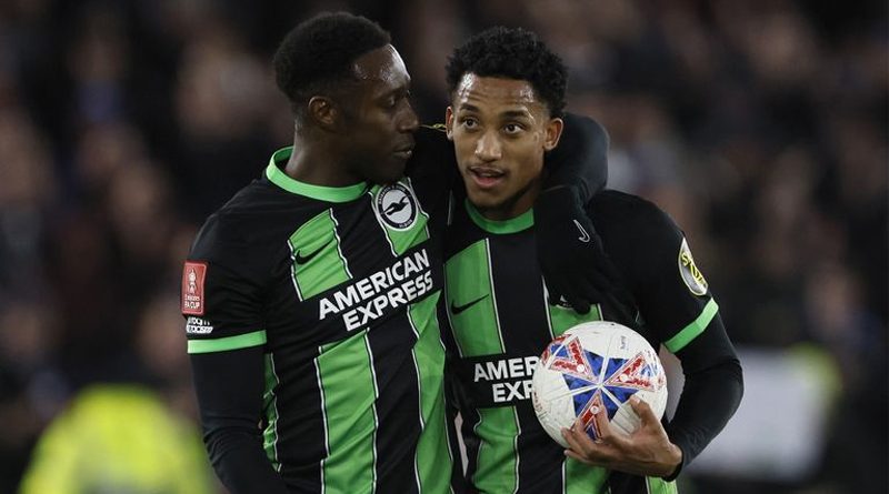 Joao Pedro scored a hat-trick as it finished Sheffield United 2-5 Brighton in the FA Cup