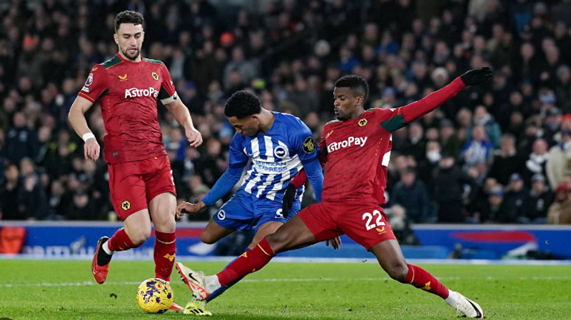 Brighton were held to a 0-0 draw at home to Wolves in a dour game at the Amex