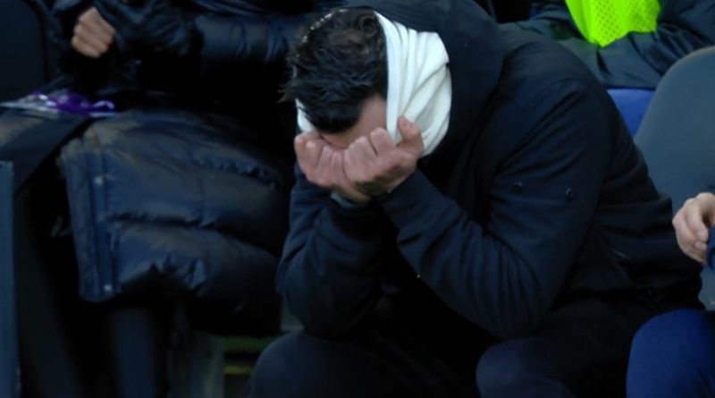 Roberto De Zerbi was a dejected figure during and after Fulham 3-0 Brighton