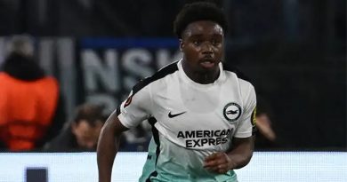 Tariq Lamptey topped the player ratings for Brighton in their 4-0 defeat away against Roma