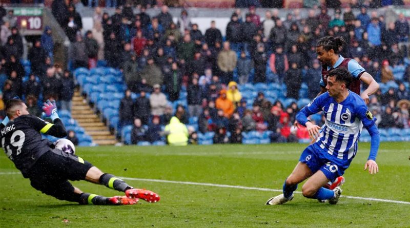 Burnley and Brighton share the spoils in a 1-1 draw at Turf Moor