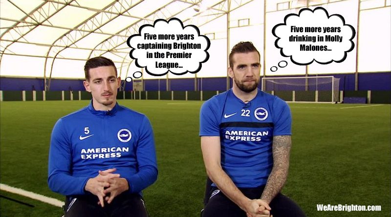 Brighton defenders Lewis Dunk and Shane Duffy both sign new five year contracts with the club