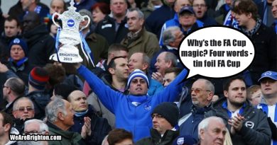 Brighton and Hove Albion have sold out the Amex for the second FA Cup game in succession as West Bromwich Albion visit