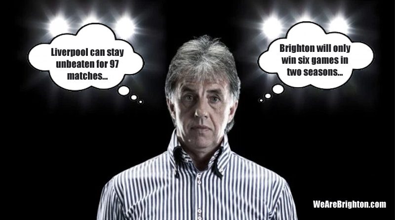 Mark Lawrenson hasn't predicted a Liverpool loss in 97 games