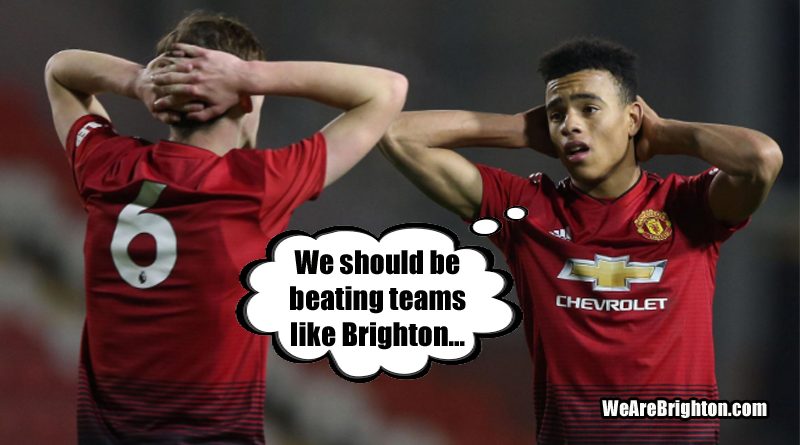 Brighton Under 18s shock Manchester United by winning 3-1 away from home in the FA Youth Cup