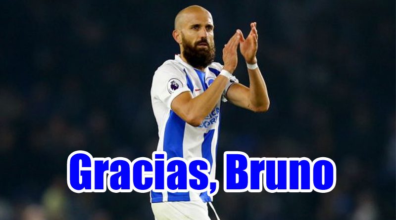 Brighton captain Bruno has announced his retirement from football at the age of 38
