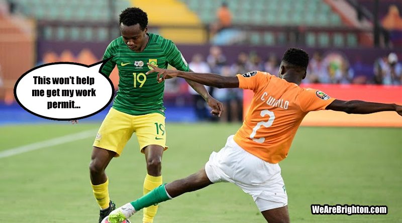 Percy Tau and South African began the African Cup of Nations with a 1-0 defeat to Ivory Coast