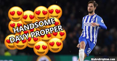 Handsome Davy Propper has signed a new three-and-a-half year contract with Brighton