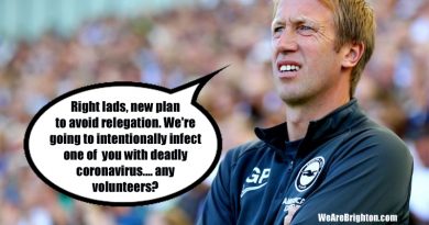 A third Brighton player has contracted coronavirus leading to some football fans to say it's a deliberate infection or a hoax