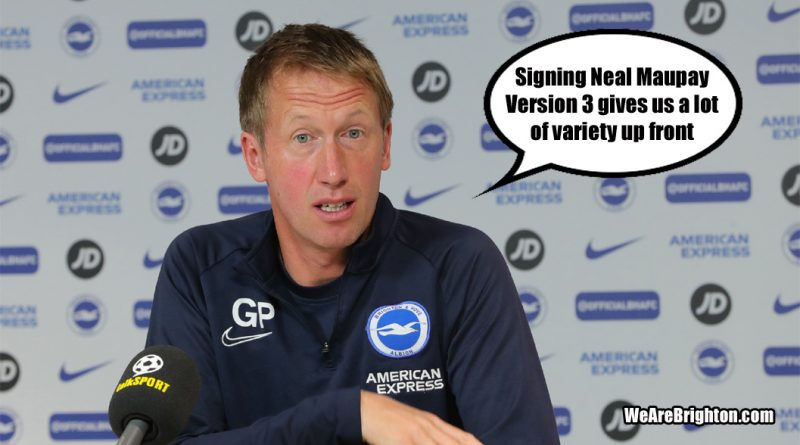 Brighton & Hove Albion need a new striker but that player needs to be different to anyone else that Graham Potter has in his squad