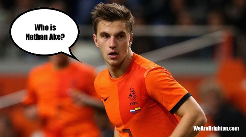 Brighton defender Joel Veltman was preferred at centre back for the Netherlands to Manchester City's £41 million signing Nathan Ake