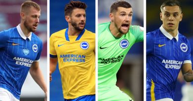 Adam Webster, Adam Lallana, Maty Ryan and Leandro Trossard are among the leading candidates to take over as Brighton captain from the suspended Lewis Dunk