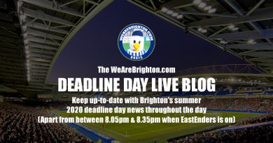 Keep up-to-date with all Brighton & Hove Albion's summer 2020 transfer deadline day news with our WeAreBrighton.com live blog