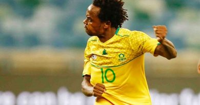 Percy Tau scored twice for South Africa against Sao Tome in their second game in the November round of internationals