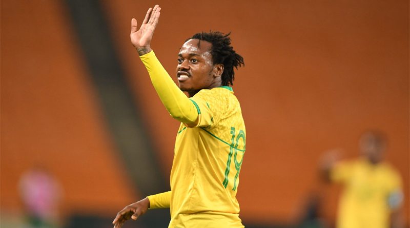 Percy Tau was on target for South Africa as Bafana Bafana drew 1-1 with Ghana