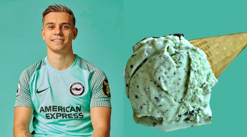 Brighton & Hove Albion have revealed their 2021-22 away kit with a new mint green colour