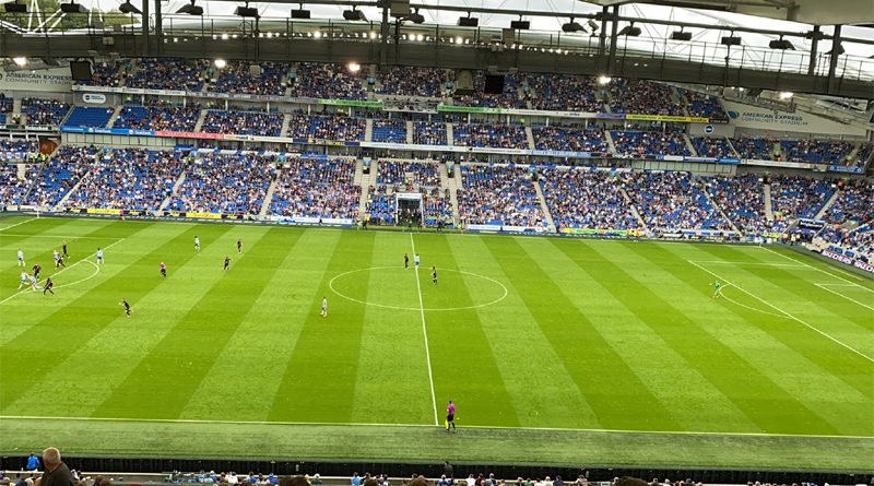 There have been empty seats all over the Amex Stadium for the first two Brighton home game of the 2021-22 season