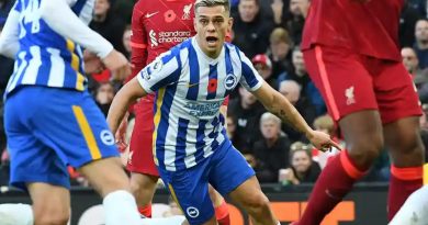 Leandro Trossard scored the Brighton equaliser away at Liverpool as the sides drew 2-2